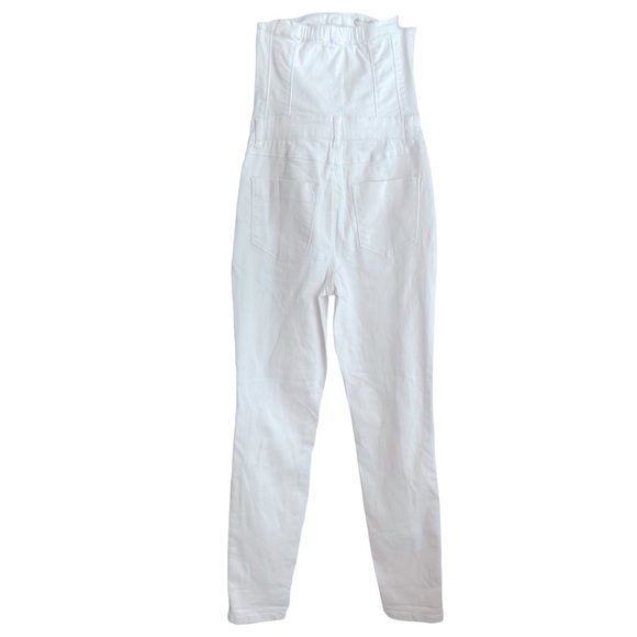 VENUS Strapless Lace Up Jean Jumpsuit - Picture 5 of 10